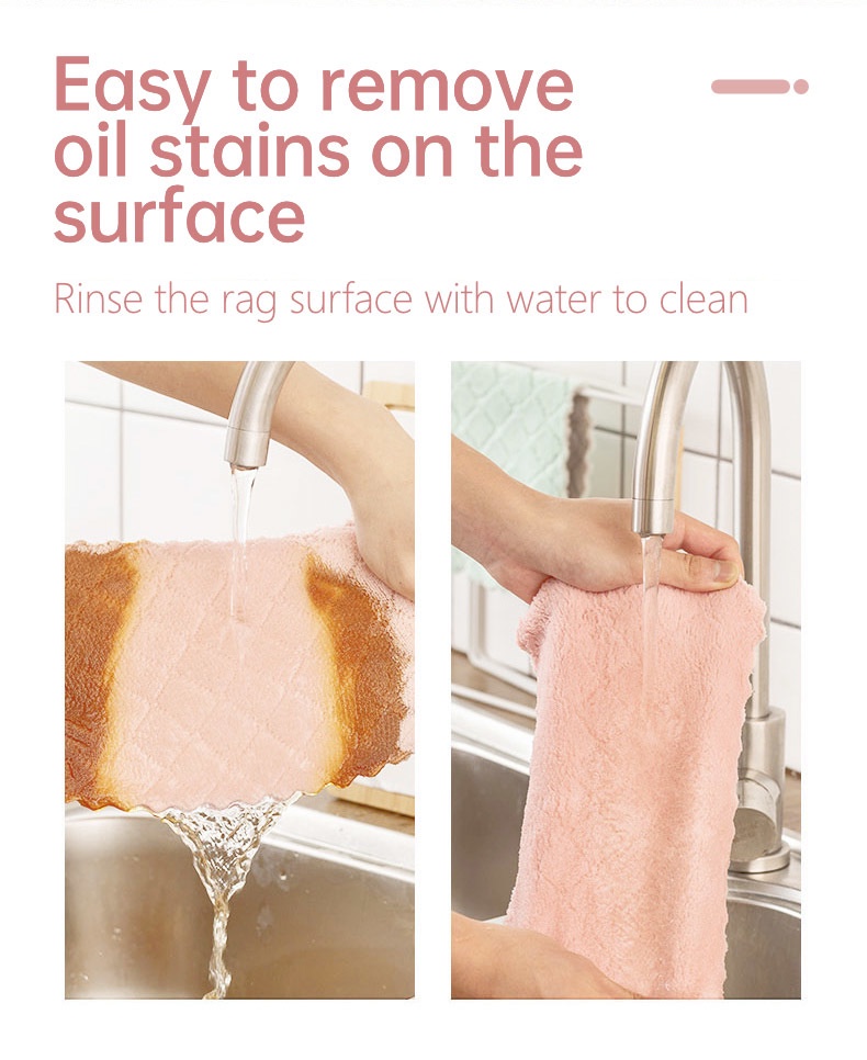 12pcs Polyester Kitchen dishwashing towel-3